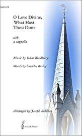 O Love Divine, What Hast Thou Done TTBB choral sheet music cover